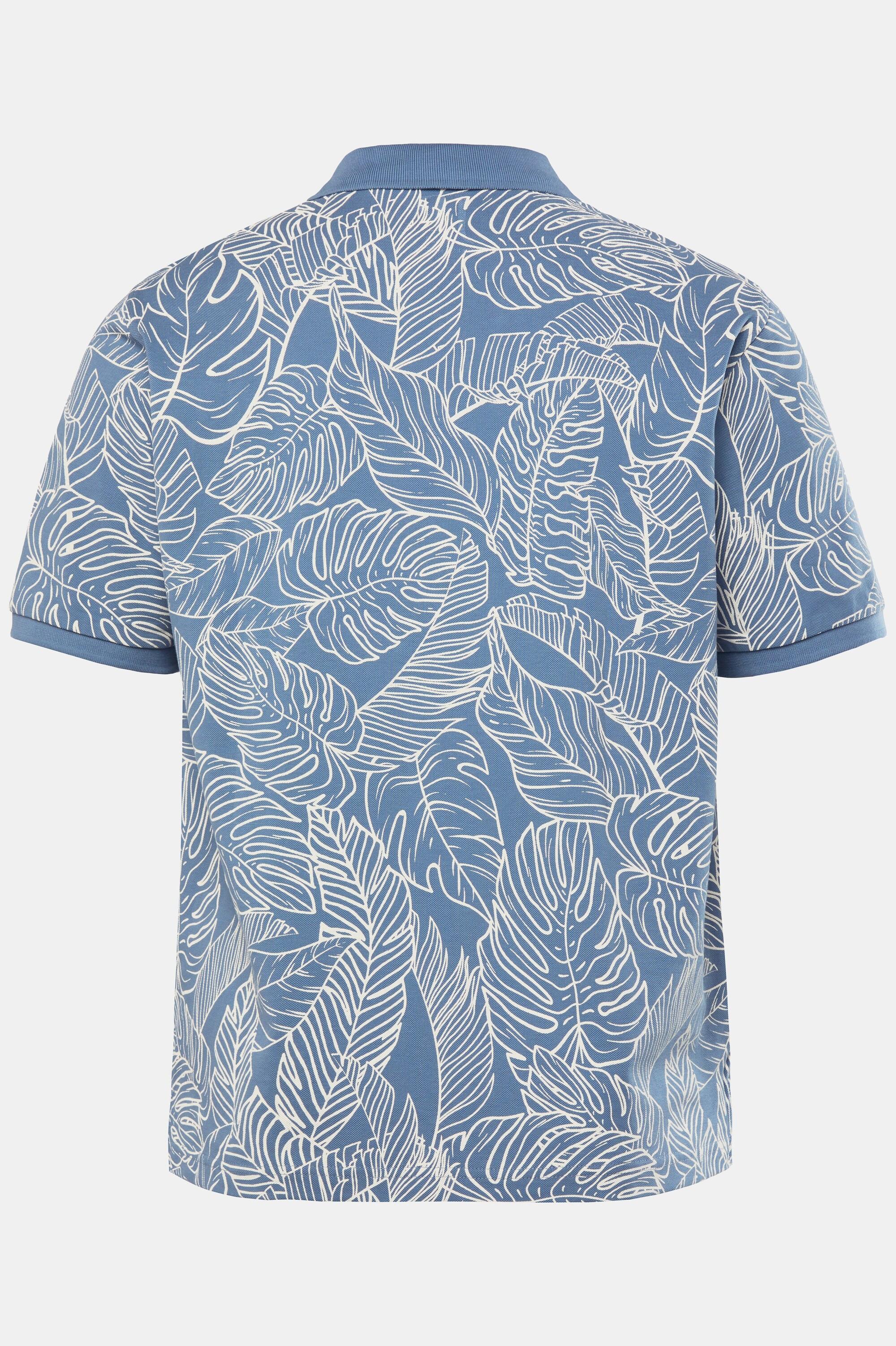 JP1880 Piqué Halbarm Poloshirt Allover Print  