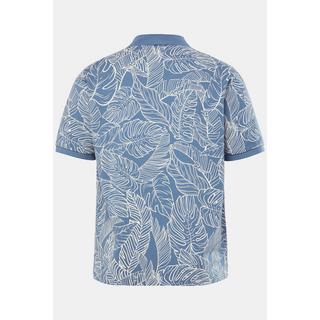 JP1880 Piqué Halbarm Poloshirt Allover Print  