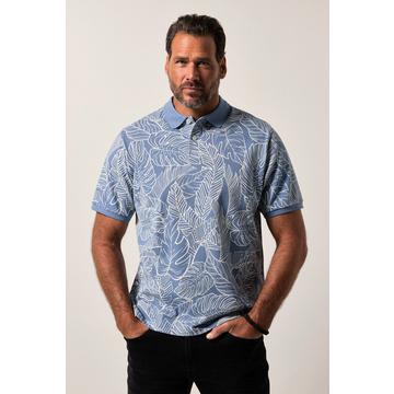 Poloshirt, Halbarm, Piqué, Allover Print