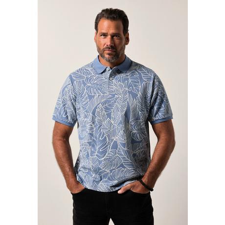 JP1880 Piqué Halbarm Poloshirt Allover Print  