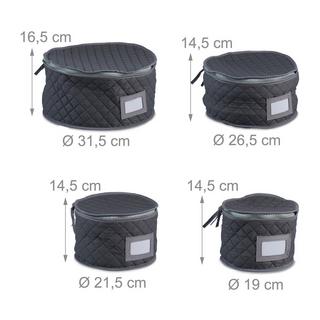 Northix Boîte de rangement pour porcelaine, lot de 6  