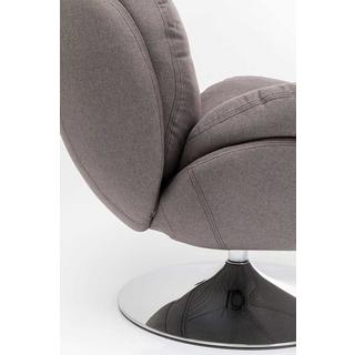 mutoni Fauteuil pivotant Cosy gris  