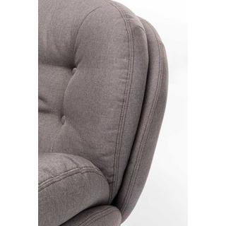 mutoni Fauteuil pivotant Cosy gris  