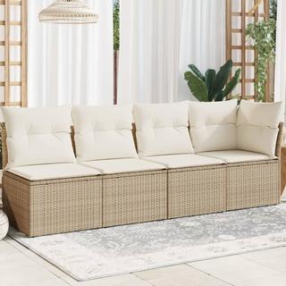 VidaXL Gartensofa poly-rattan  