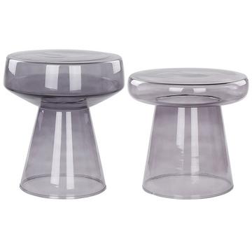 Tisch Set aus Glas Modern LAGUNA/CALDERA