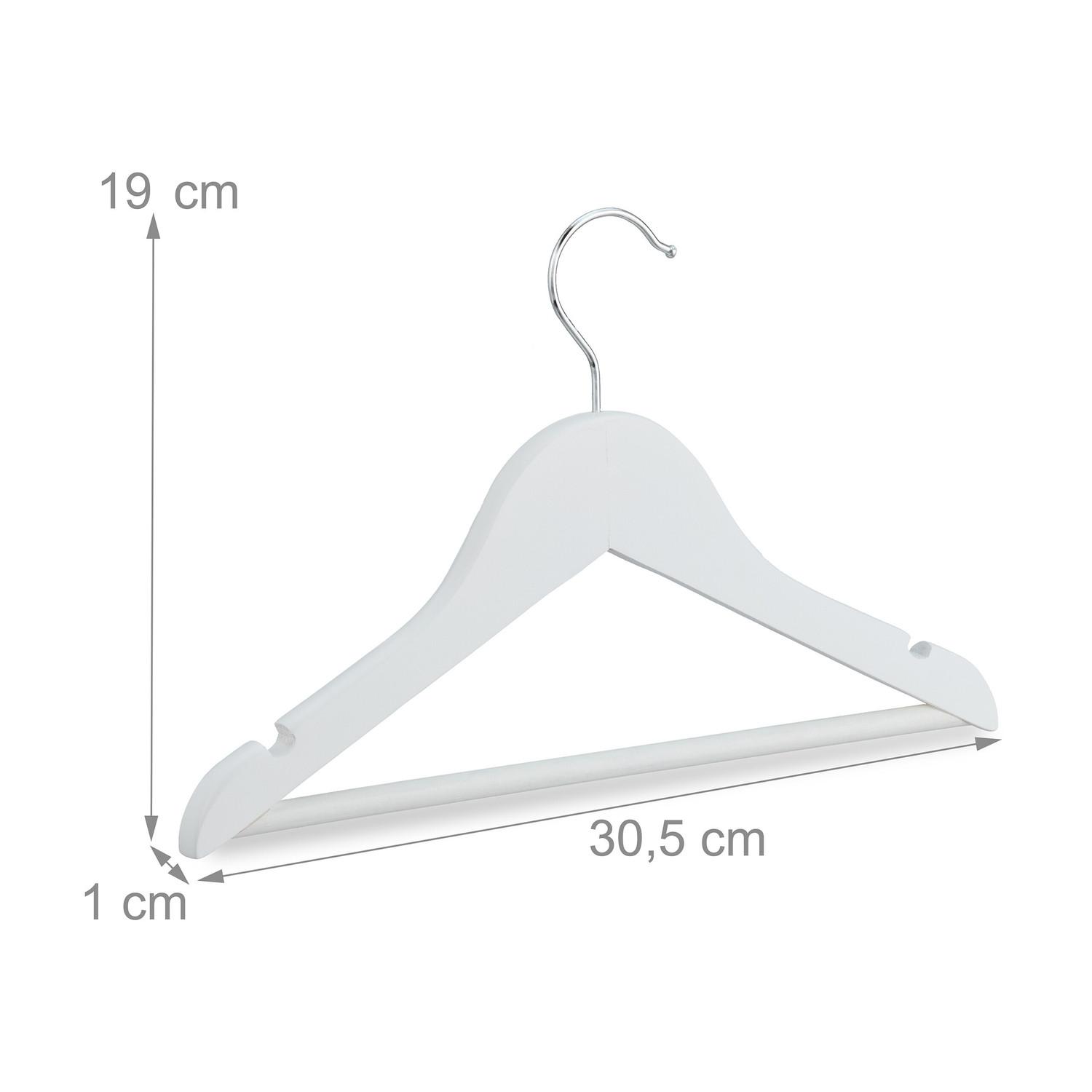 B2X Set di 20 grucce in legno per bambini  