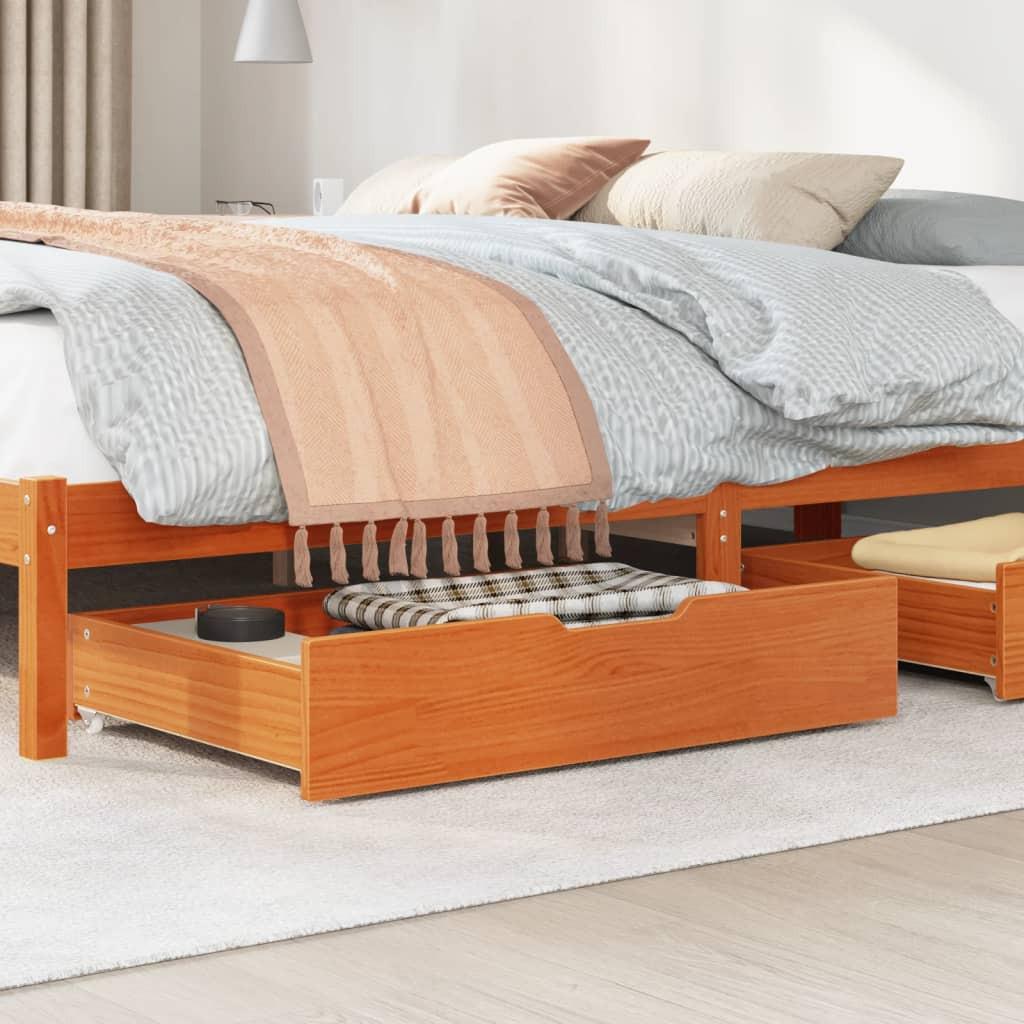 VidaXL cassettone sotto letto Legno di pino  