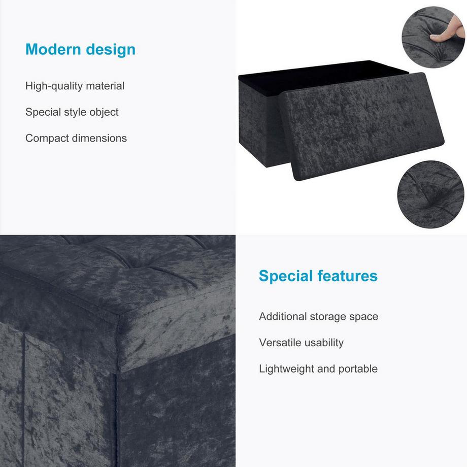 Intirilife Pouf Pieghevole  