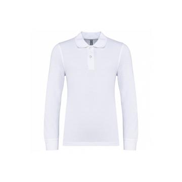 langarm polo-shirt kind