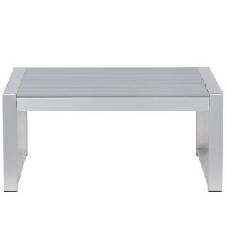 Beliani Couchtisch aus Aluminium SALERNO  