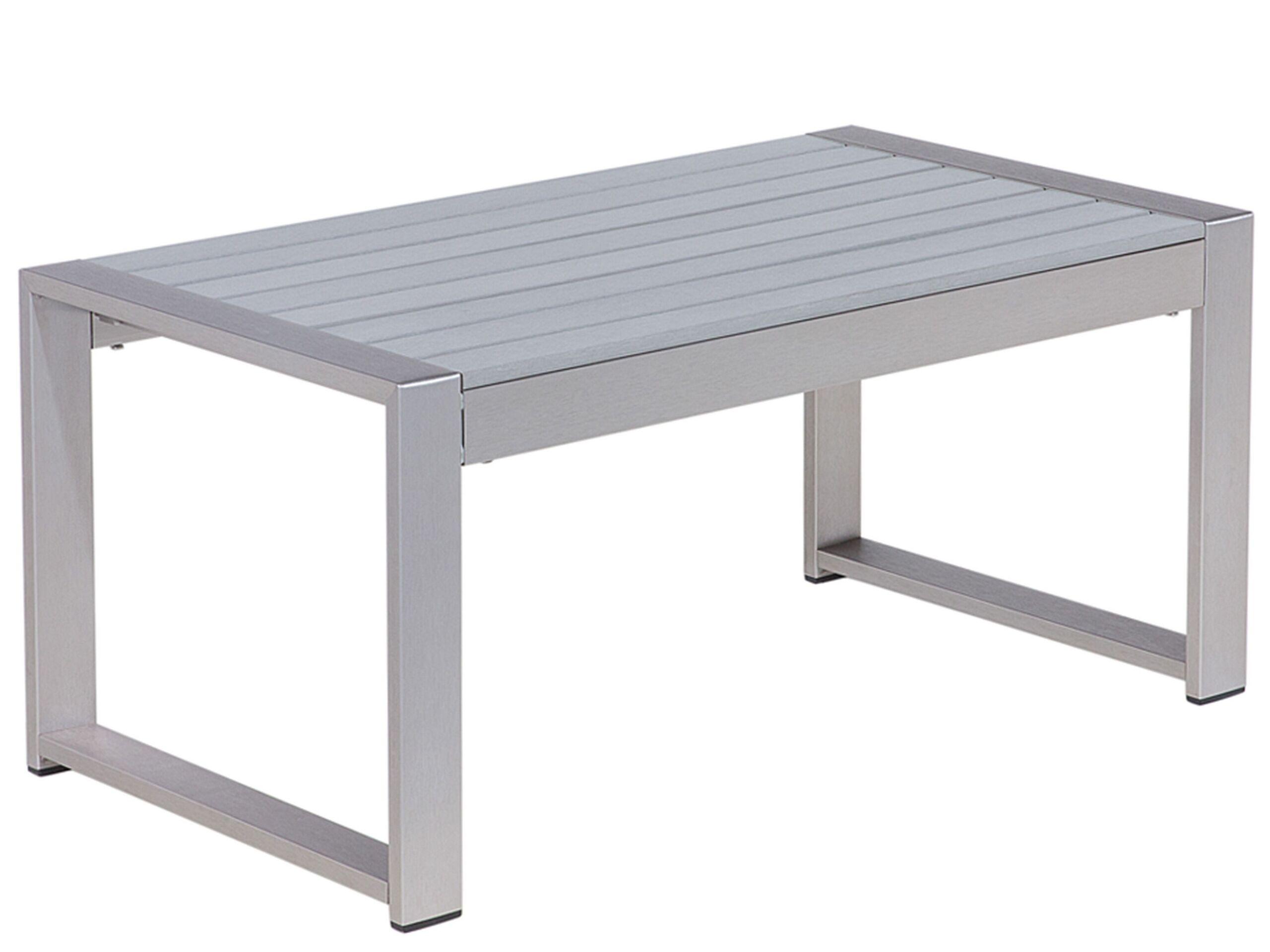 Beliani Couchtisch aus Aluminium SALERNO  