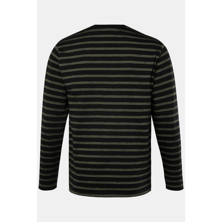 JP1880 AWARE Maglia Maniche Lunghe Righe Cotone Biologico  