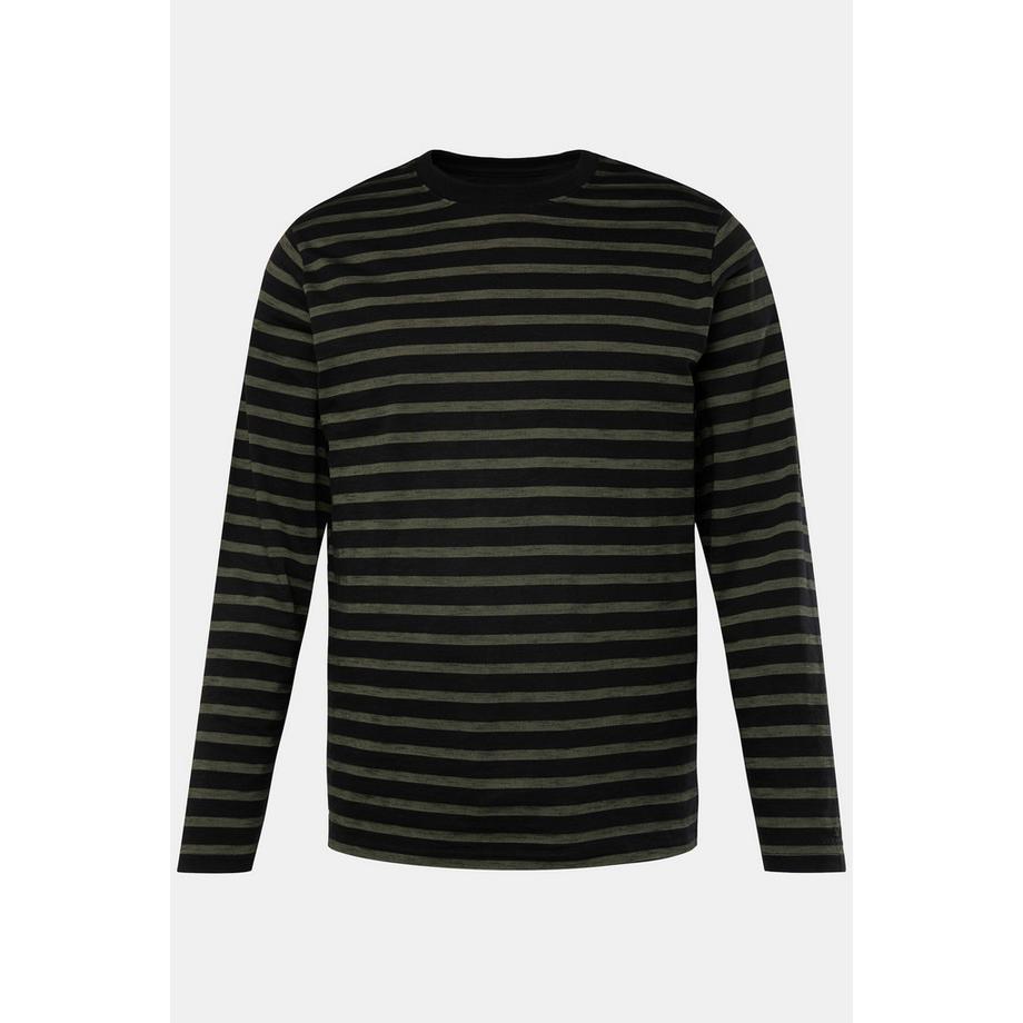 JP1880 AWARE Maglia Maniche Lunghe Righe Cotone Biologico  