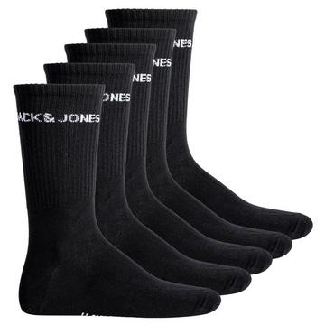 Chaussettes  Pack de 5 Confortable à porter-JACBASIC LOGO TENNIS SOCK 5 PACK