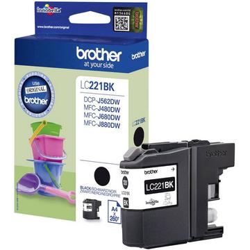 Cartuccia Brother Originale LC-221BK Nero LC221BK