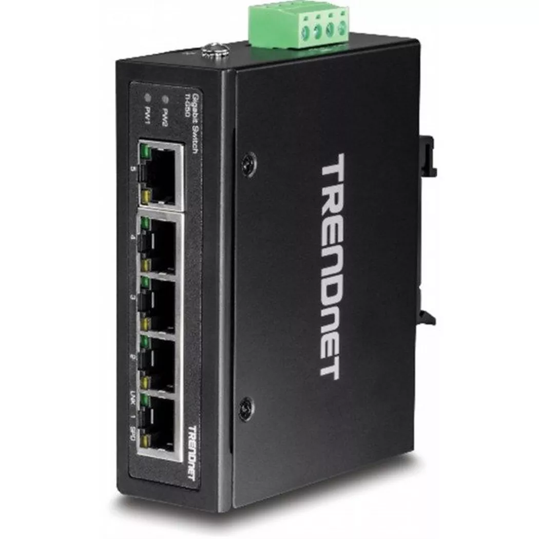 TRENDnet 21.22.1185 TI-G50 Industrial Ethernet Switch 5 Gigabit Ports