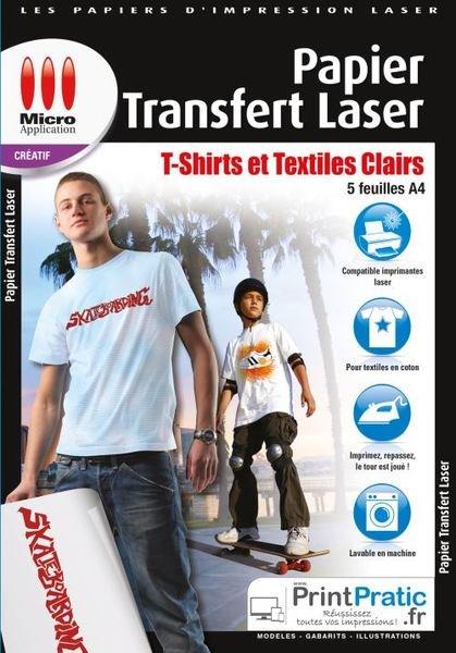 Imprimante laser best sale transfert textile