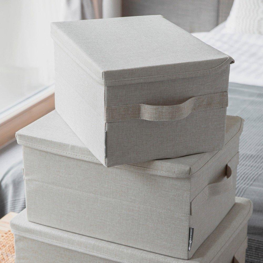 Bigso Box of Sweden Bigso SOFT Boîte de rangement Beige S - 35x26x19cm  