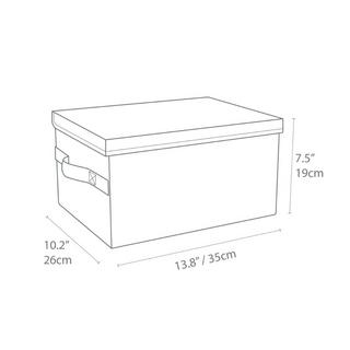 Bigso Box of Sweden SOFT Aufbewahrungsbox Beige S  