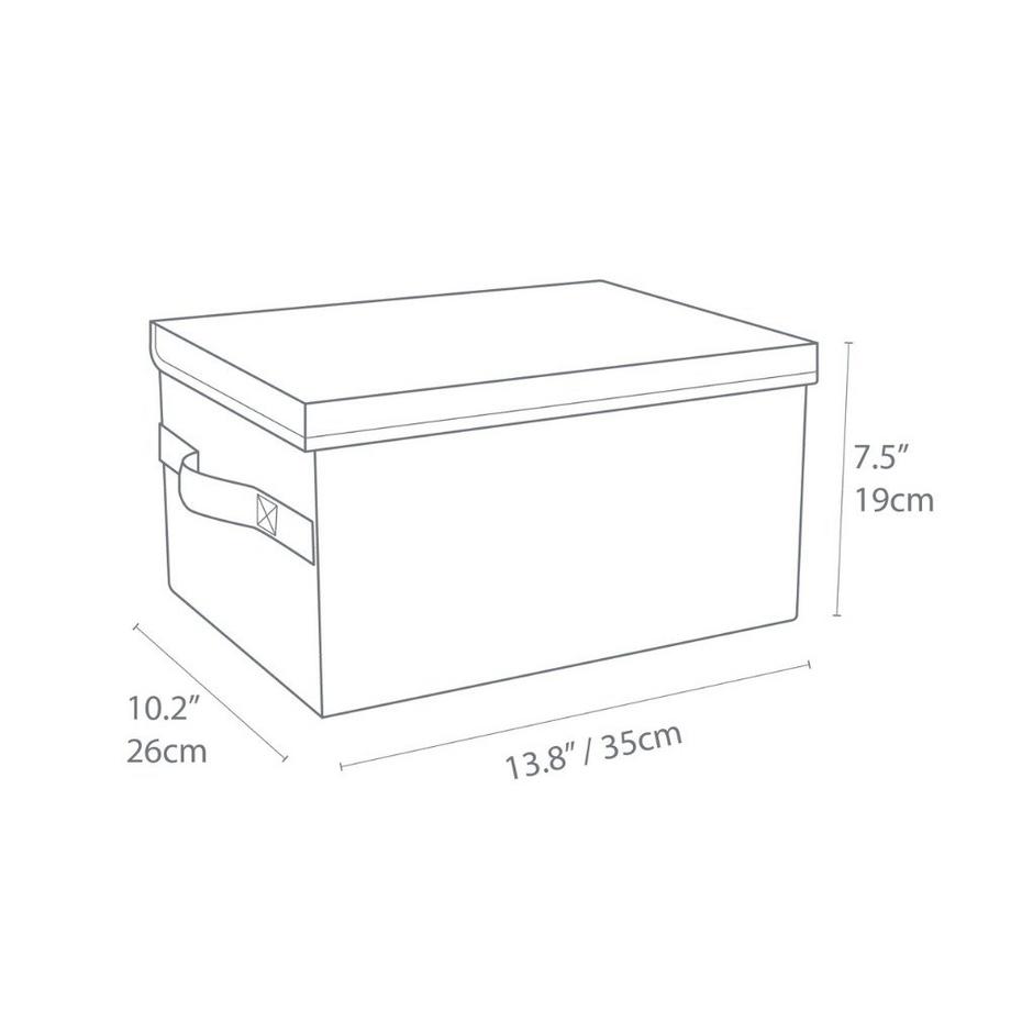 Bigso Box of Sweden SOFT Aufbewahrungsbox Beige S  