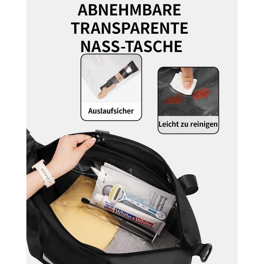 Only-bags.store Sac de Voyage Pliable avec Sac Humide Amovible  