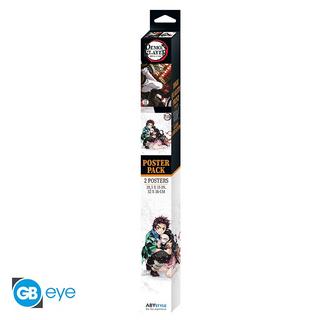 Abystyle  Poster - Pack de 2 - Demon Slayer - Series 3 