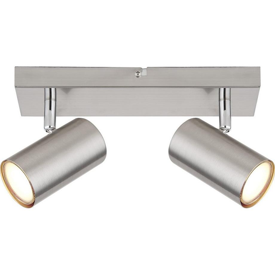mutoni Spot Robby métal nickel mat 2xGU10  