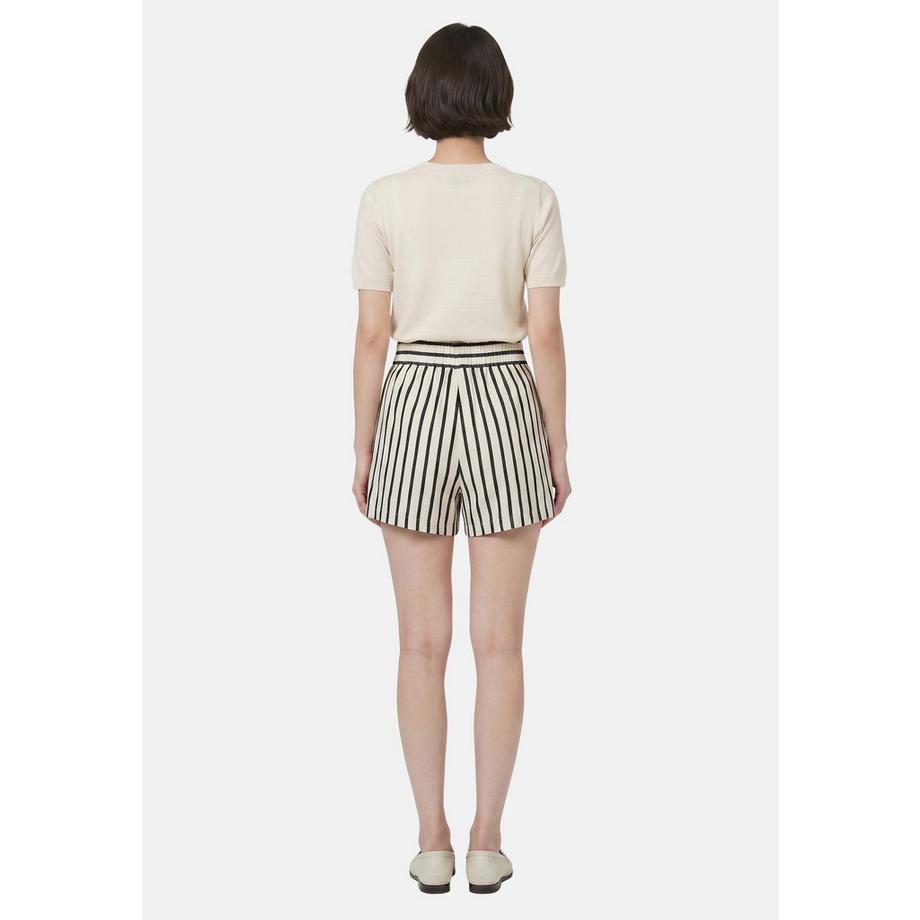 Roberta Rossi Gestreifte Shorts mit Hoher Taille  