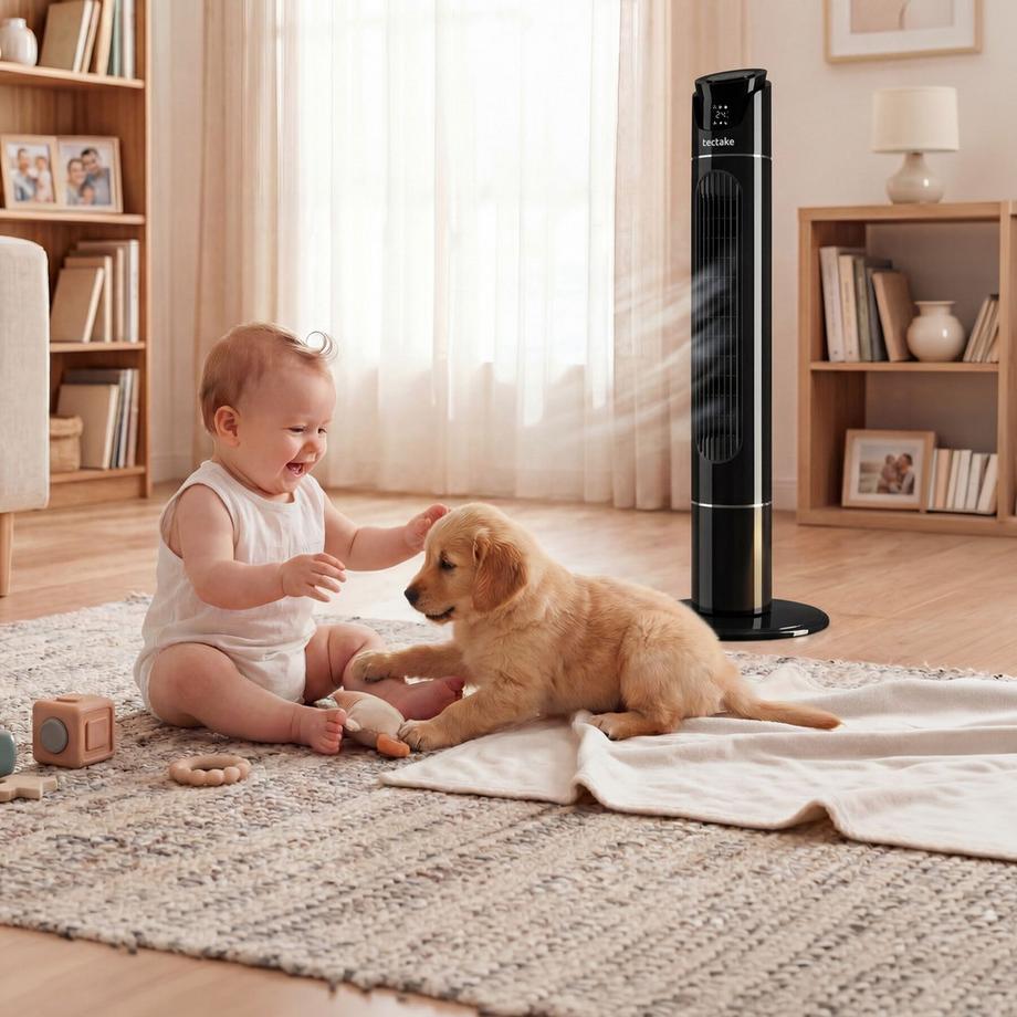 Tectake Ventilateur colonne  oscillant  
