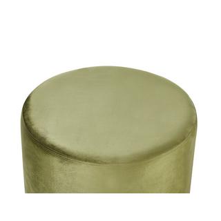 Beliani Pouf en Velours Glamour MILLEN  