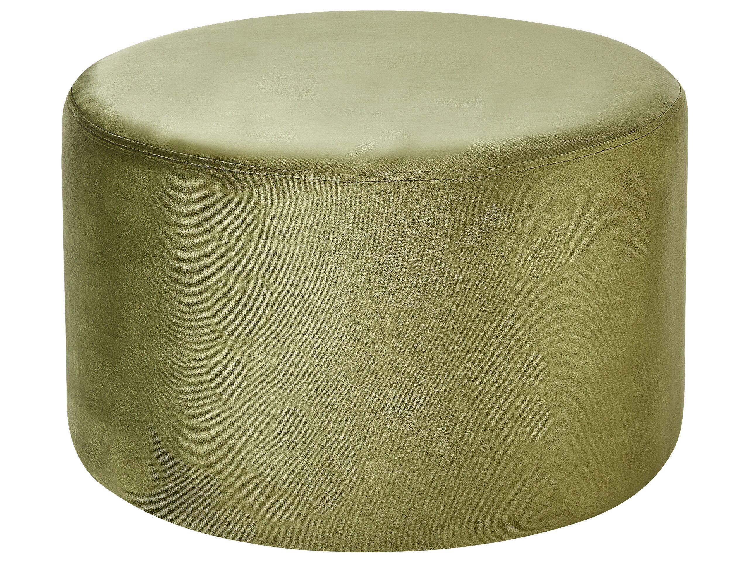 Beliani Pouf en Velours Glamour MILLEN  