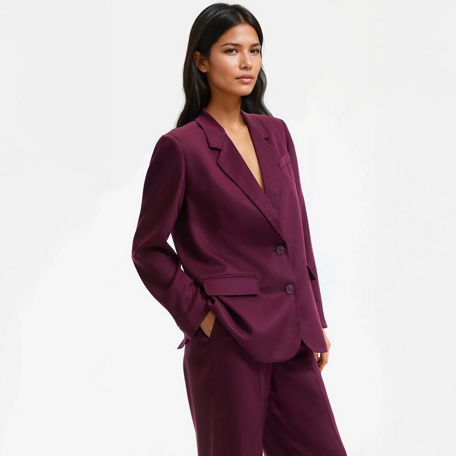La Redoute Collections Blazer lungo taglio dritto TENCEL™  