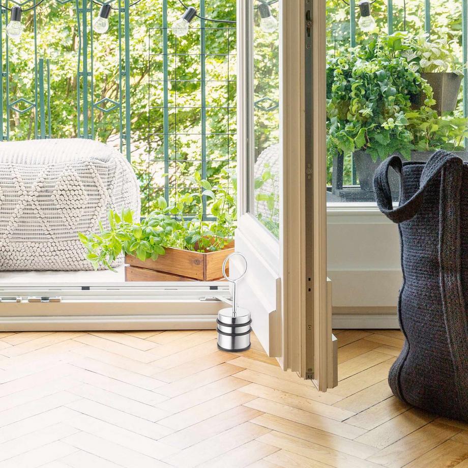 B2X Fermaporta con maniglia set da 2  