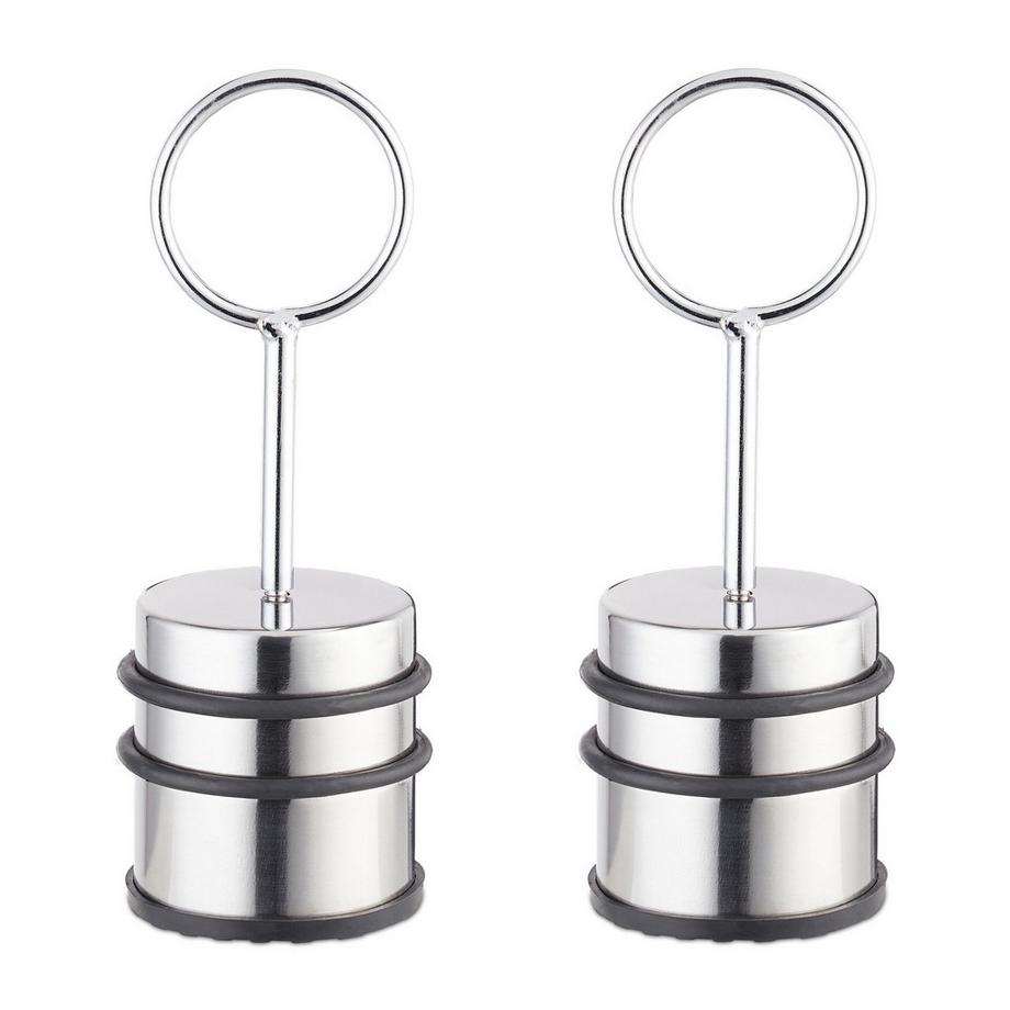 Fermaporta con maniglia set da 2