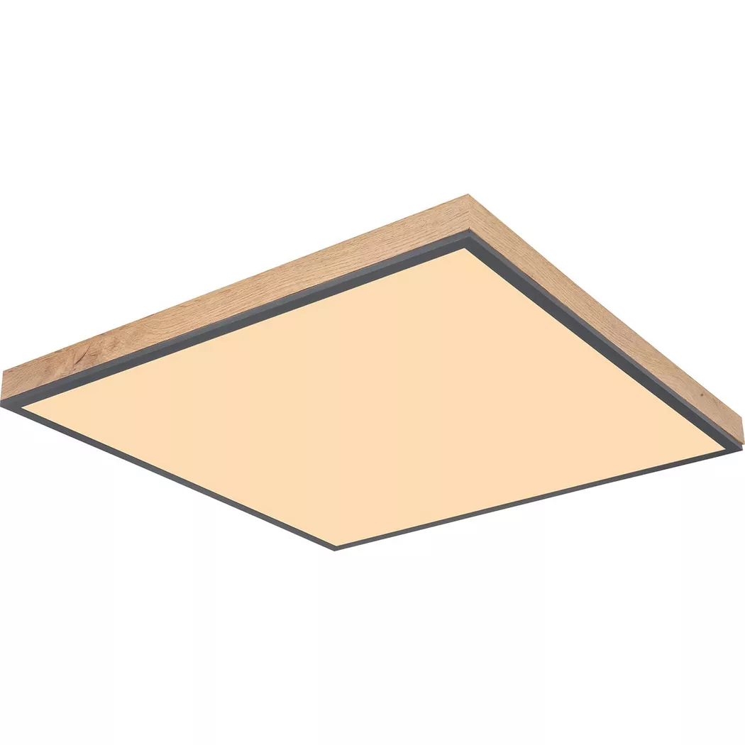 mutoni – Deckenleuchte Doro Aluminium Graphit LED 59×59, One Size, Multicolor
