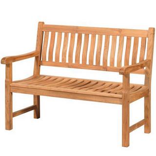 mutoni Panca da giardino Comfort teak naturale 123  