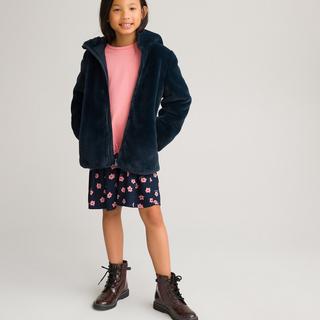 La Redoute Collections  Teddyfleece-Jacke mit Kapuze 