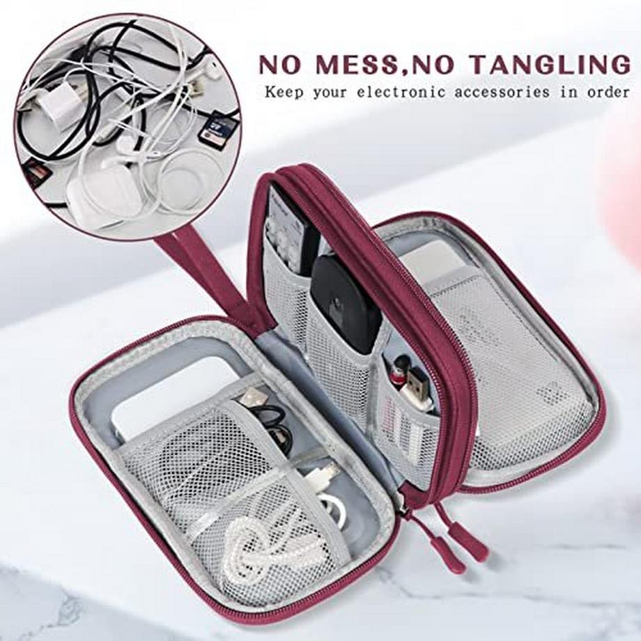 Only-bags.store  Kabeltasche, Elektronik Tasche Organizer, Kabel Organizer Kabeltasche Elektronik Zubehör Organizer Tasche Universal Tasche für Zubehör 