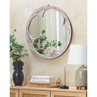 Beliani Miroir en Bois de sapin Rustique MONCLOVA  