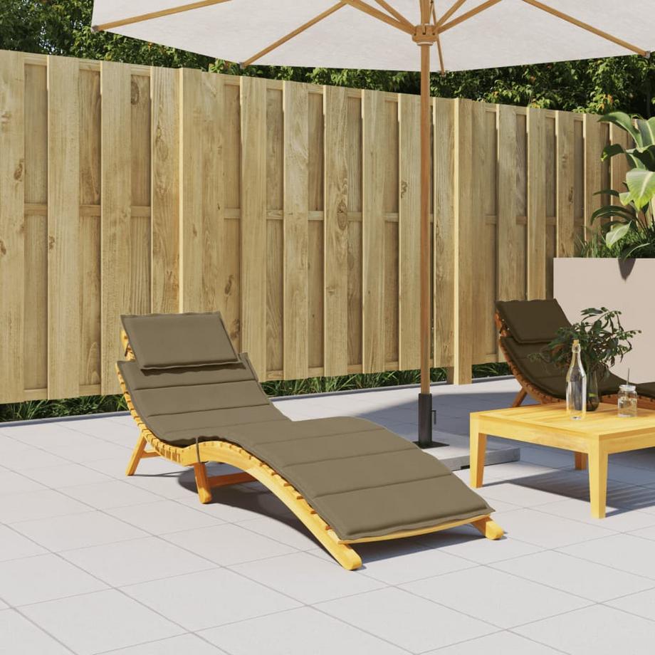 VidaXL Coussin de chaise longue tissu  