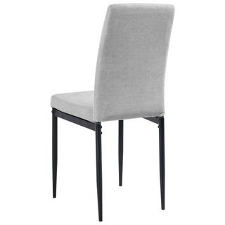 Beliani Set di 4 sedie da pranzo en Tessuto Moderno RINER  