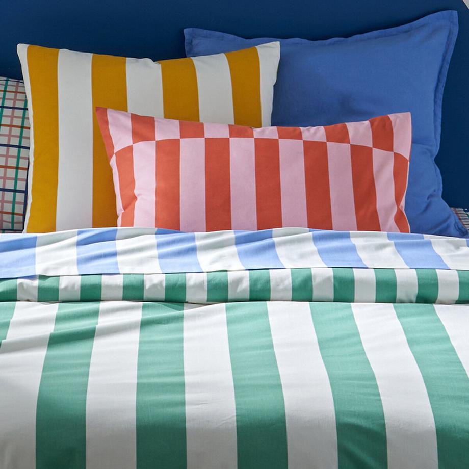 La Redoute Intérieurs Housse de couette Hendaye à rayures  