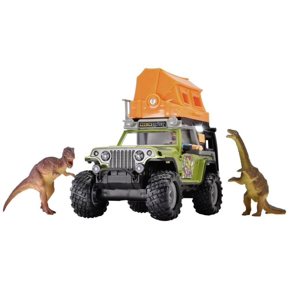 Dickie  Jeep Geländewagen mit Ranger & Dinosaurier 