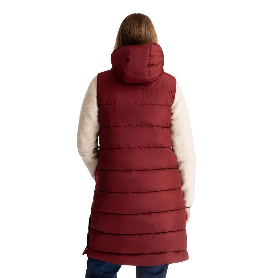Trespass Leona Gilet Lungo Imbottito con Cappuccio  