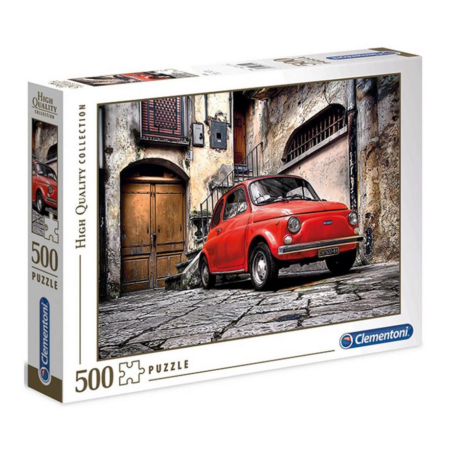 Clementoni  Puzzle Fiat 500 (500Teile) 