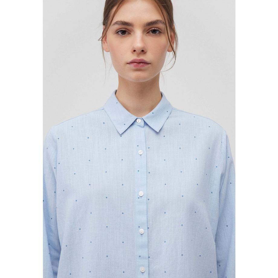 Mavi Langarmbluse Woven Shirt Tiny Leaf Print  