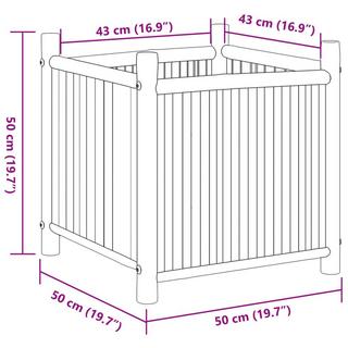 VidaXL Jardinière bambou  