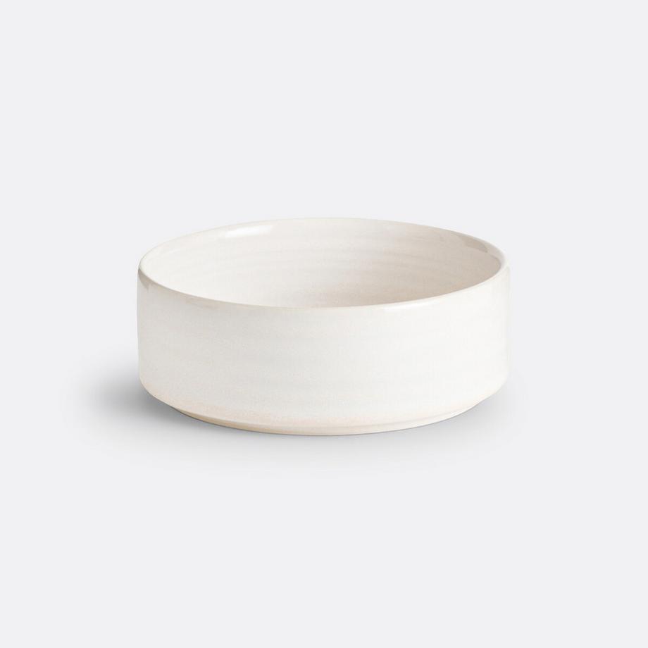 Lot de 4 petits bols en grès émail réactif