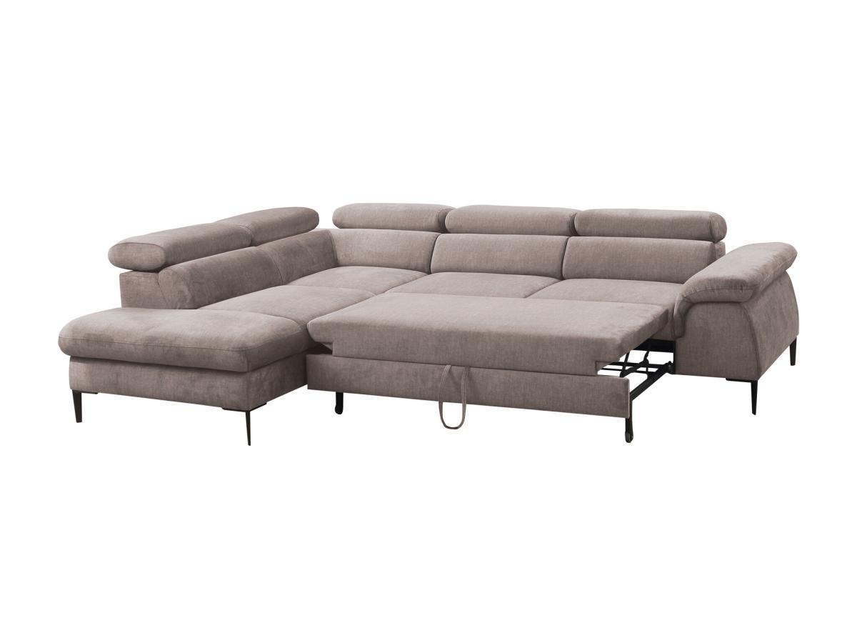 PASCAL MORABITO Ecksofa mit Schlaffunktion SEPINA von PASCAL MORABITO Stoff Ecke links  