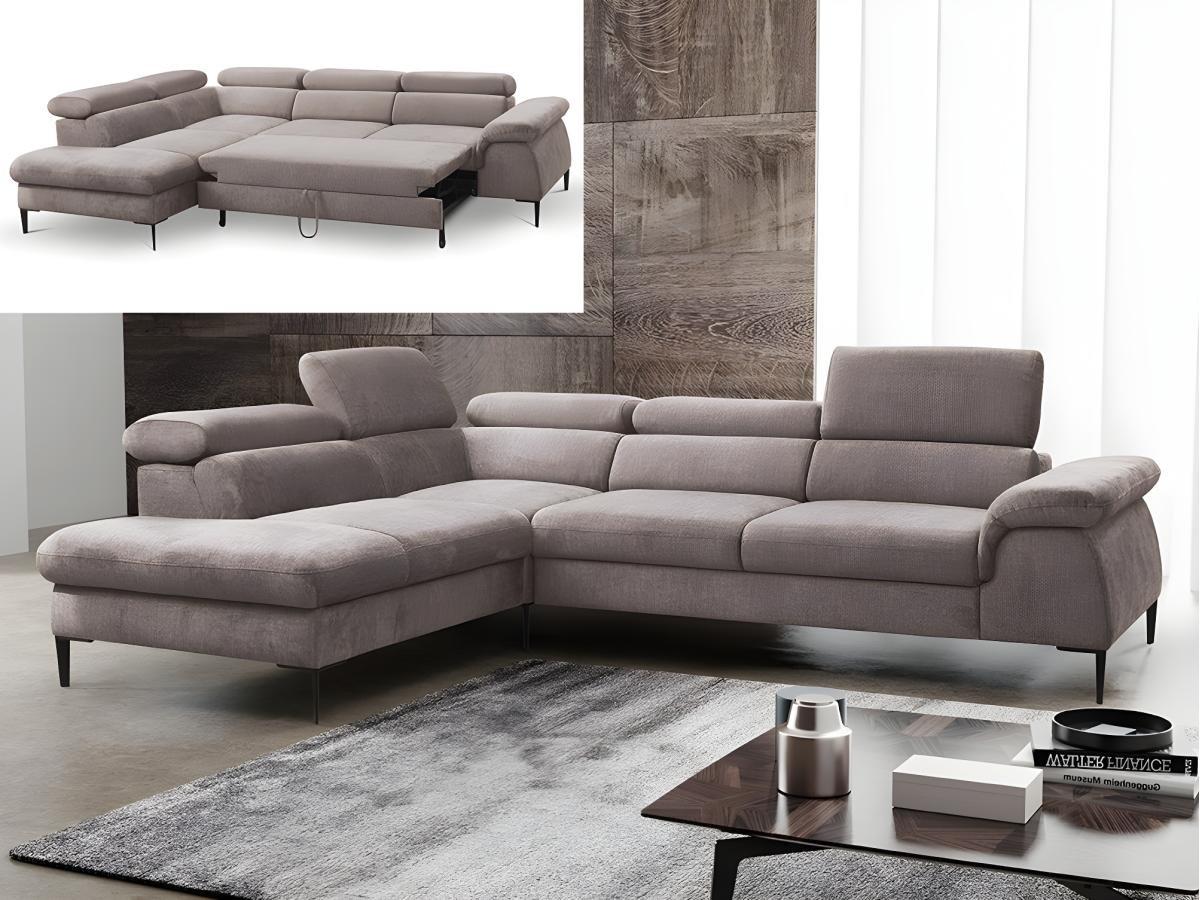 PASCAL MORABITO Ecksofa mit Schlaffunktion SEPINA von PASCAL MORABITO Stoff Ecke links  